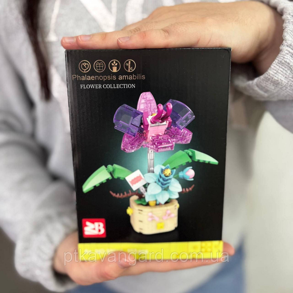 Конструктор Квітка в горщику "Фаленопсис чарівний" 153 деталі 33020 Flower Collection Хмельницький - фото 2