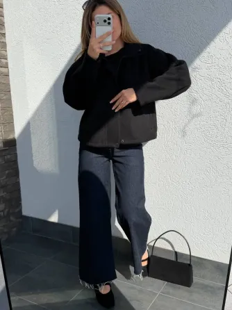 Женская оверсайз кашемировая тёплая весенняя бомбер-куртка (42-52) Одесса