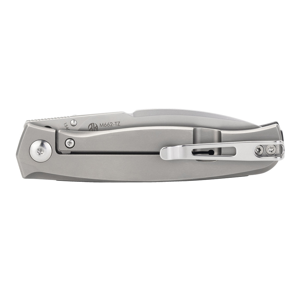 Ніж складаний кишеньковий Ruike M662-TZ, (7.4 см) steel 154СМ / TC4 (титан) + G10 чорний Київ - фото 7