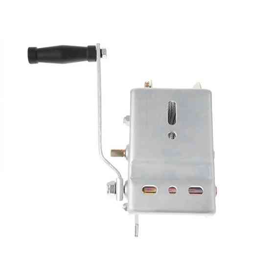 Лебідка важільна барабанна, тягове зусилля 900 кг, сталевий трос INTERTOOL GT1455 Київ