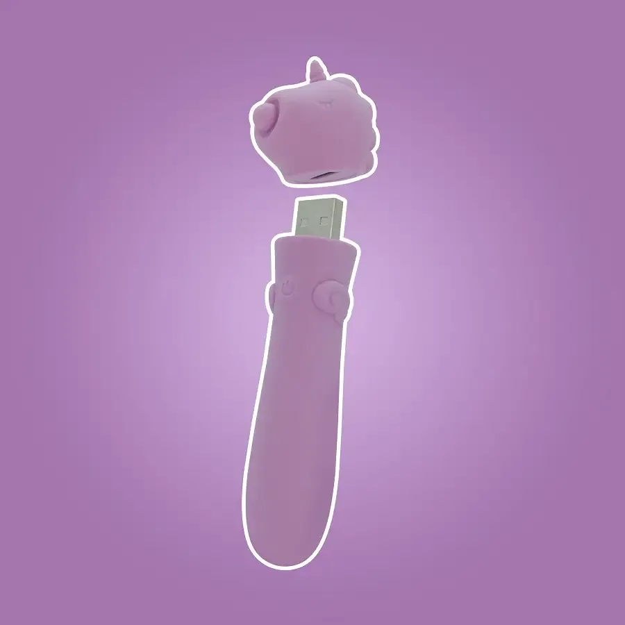 Вибратор-единорожка Unihorn USB Bullet – Karma Lilac, вибропуля, USB-зарядка, 10 режимов Львов - изображение 8