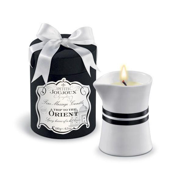 Массажная свечa Petits Joujoux - Orient - Pomegranate and White Pepper (190 г) роскошная упаковка Sex Aura Киев - изображение 1