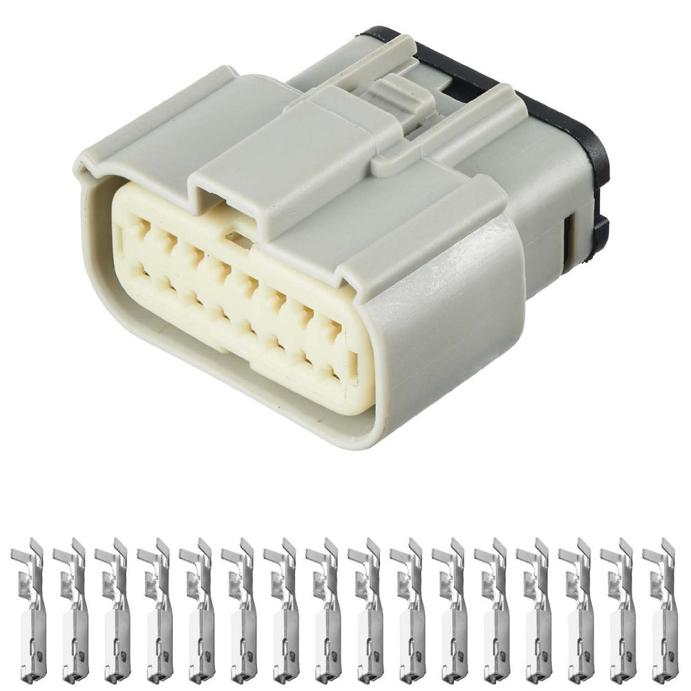 Роз'єм конектор 16-кон., Фара, 33472-1602, Molex Америка універс., Освітлення, Ford Київ - фото 1