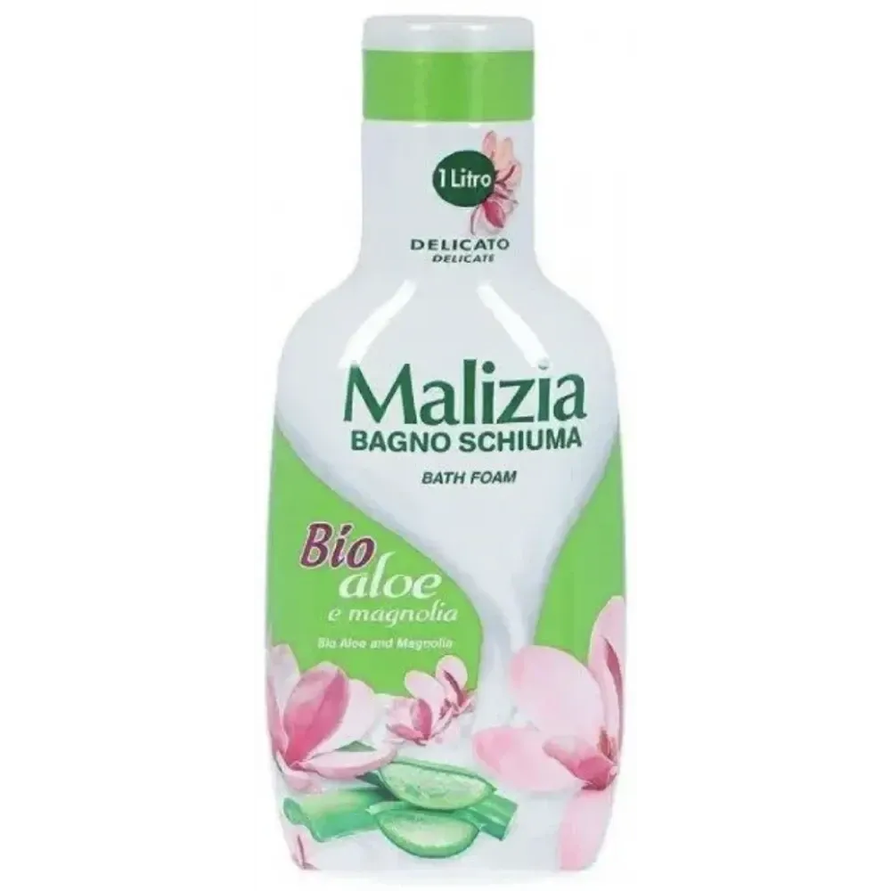 Гель-піна для ванни та душу Malizia Біо Алое вера та магнолія 1000 мл Львів - фото 1