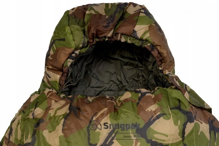 Спальний мішок кокон від -5°C до -10°C град з чохлом Snugpak «Sleeper Zero» Woodland DPM Нововолинськ - фото 5