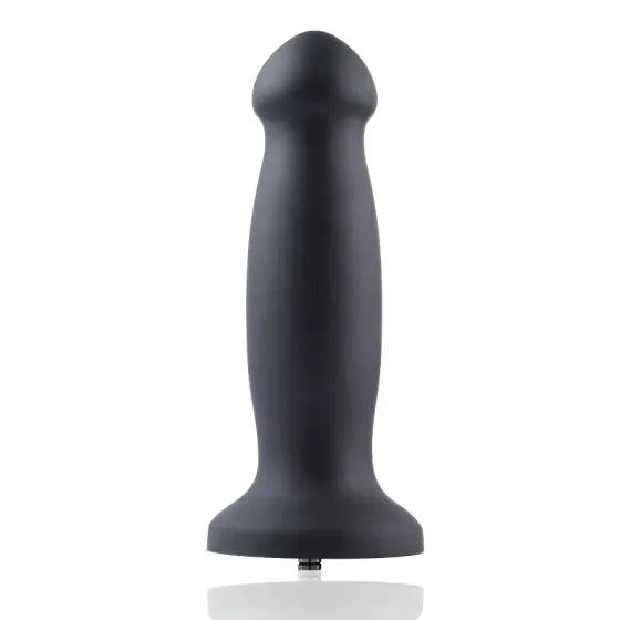 Силіконовий фалоімітатор для секс-машин Hismith 7.2" Black Silicone Anal Dildo, система KlicLok Львів