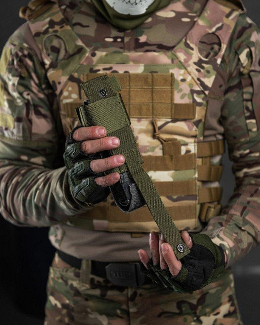 Підсумок відкритий під турнікет із липучкою олива ВТ7098 Одеса - фото 3