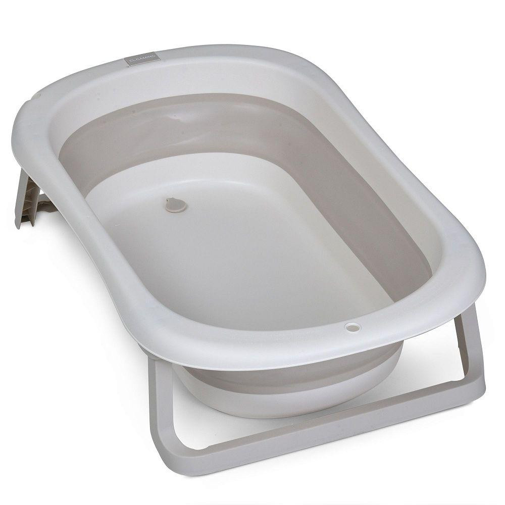 Ванночка дитяча El Camino PLUS Cool Gray складана з термометром Сіра (ME 1151) Чернигов - изображение 2