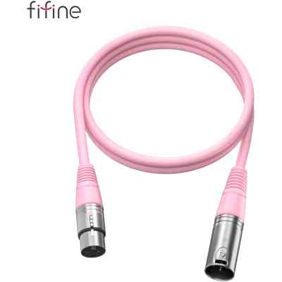 Мікрофонний кабель Fifine XLR Male to Female Pink 1.8 м (L9CP) Вінниця
