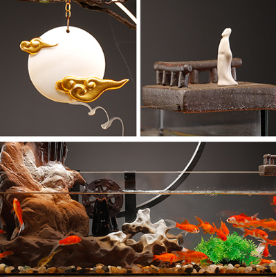 Аквариум Декоративный водопад комнатный 49х60 см БОЛЬШОЙ, Аквариум подставка для благовоний, увлажнитель воздуха Кременчуг - изображение 4