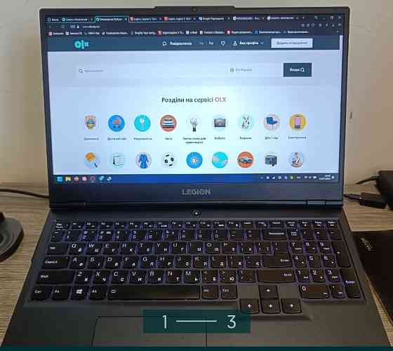 Ноутбук: Lenovo Legion 5 15ACH6 5600h. RTX3050. Киев