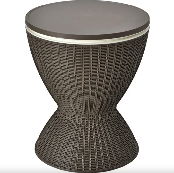 Стіл-холодильник Costway Curver з регульованою висотою 30L коричневий Киев - изображение 1