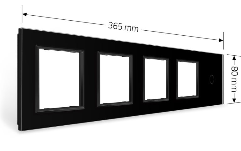 LIVOLO Рамка 5-постова для одного 1-сенсорного вимикача і чотирьох розеток (1-0-0-0-0) LIVOLO, Коломыя - изображение 8