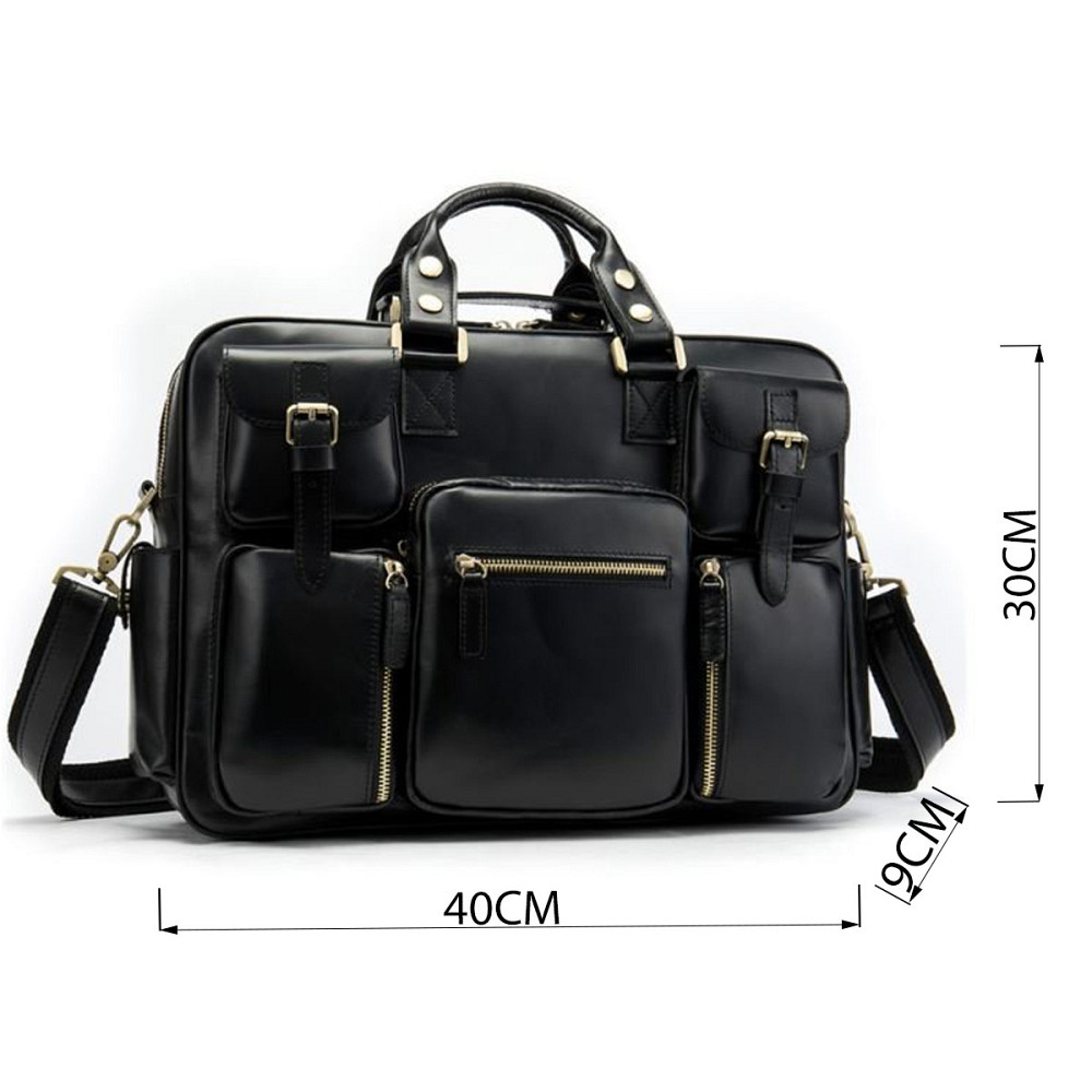 Сумка мужская Vintage 14756 Черная Киев - изображение 3