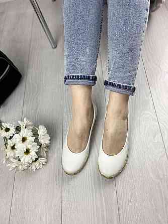 Ditas Балетки жіночі DITAS AST білі (весна-осінь, шкіра натуральна) (3347) лише 37р. Коломия