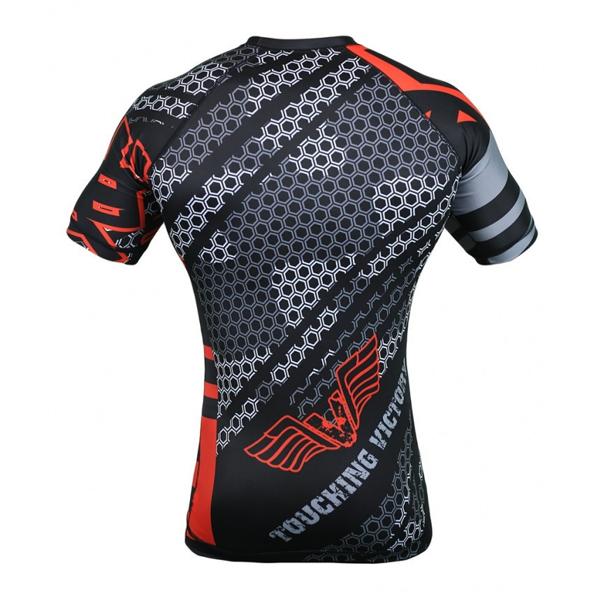 Рашгард спортивный мужской для тренировок единоборств кроссфита, Рашгард с коротким рукавом VNK РАЗМЕР XL Київ - фото 5