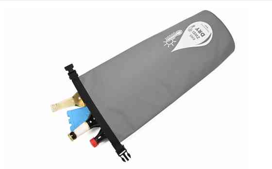 Сумка-рюкзак водонепроникний Troika 10 л IPX6 з функцією охолодження (Сірий) Вінниця