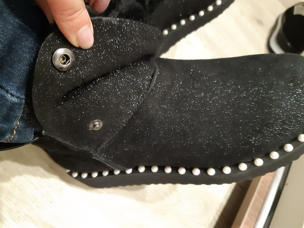 Уггі жіночі короткі замшеві 36 чорний Київ - фото 3