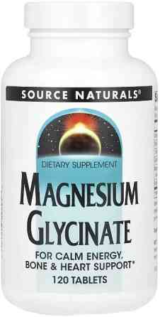 Магний глицинат Source Naturals Magnesium Glycinate 120 таб Киев