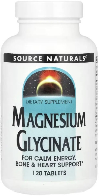 Магний глицинат Source Naturals Magnesium Glycinate 120 таб Киев - изображение 1
