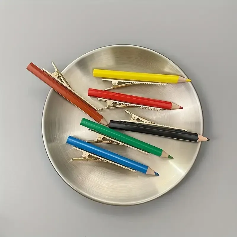 Набор цветных заколок-карандашей – 6 штук Киев - изображение 3