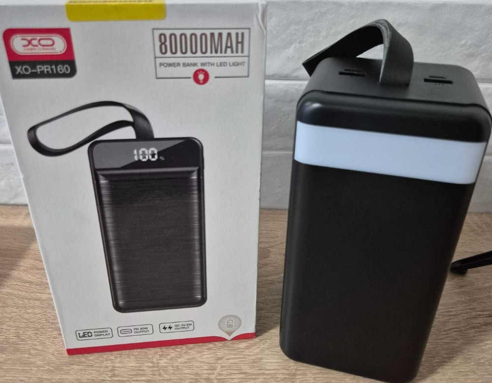 Powerbank XO 80000 mAh 22.5W павербанк повербанк Київ - фото 1