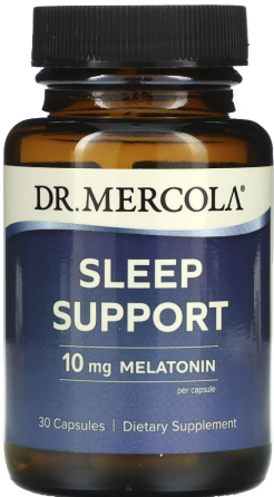 Поддержка сна (мелатонин 10мг) Dr. Mercola Sleep Support 30 капс Киев