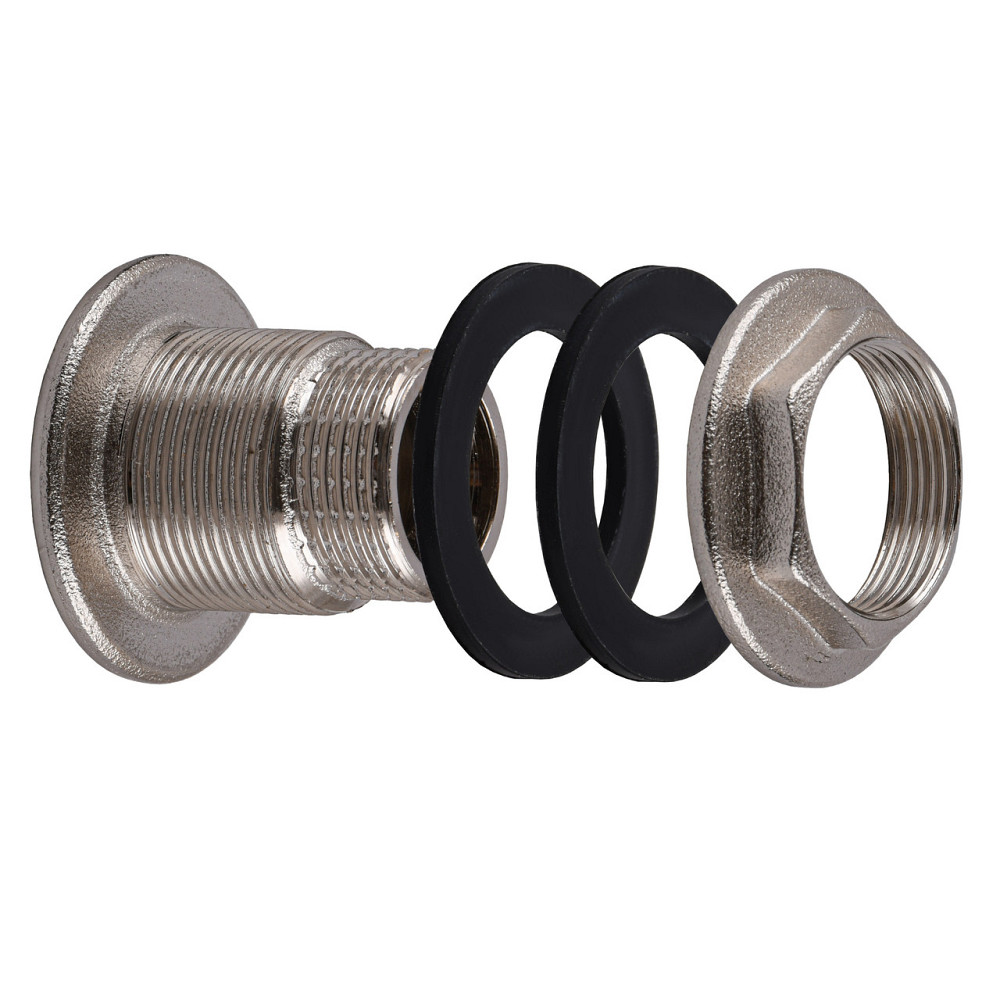 Врезка в бак 3/4″Н никелированное усиленное NO304R OPTIMUM Киев - изображение 3