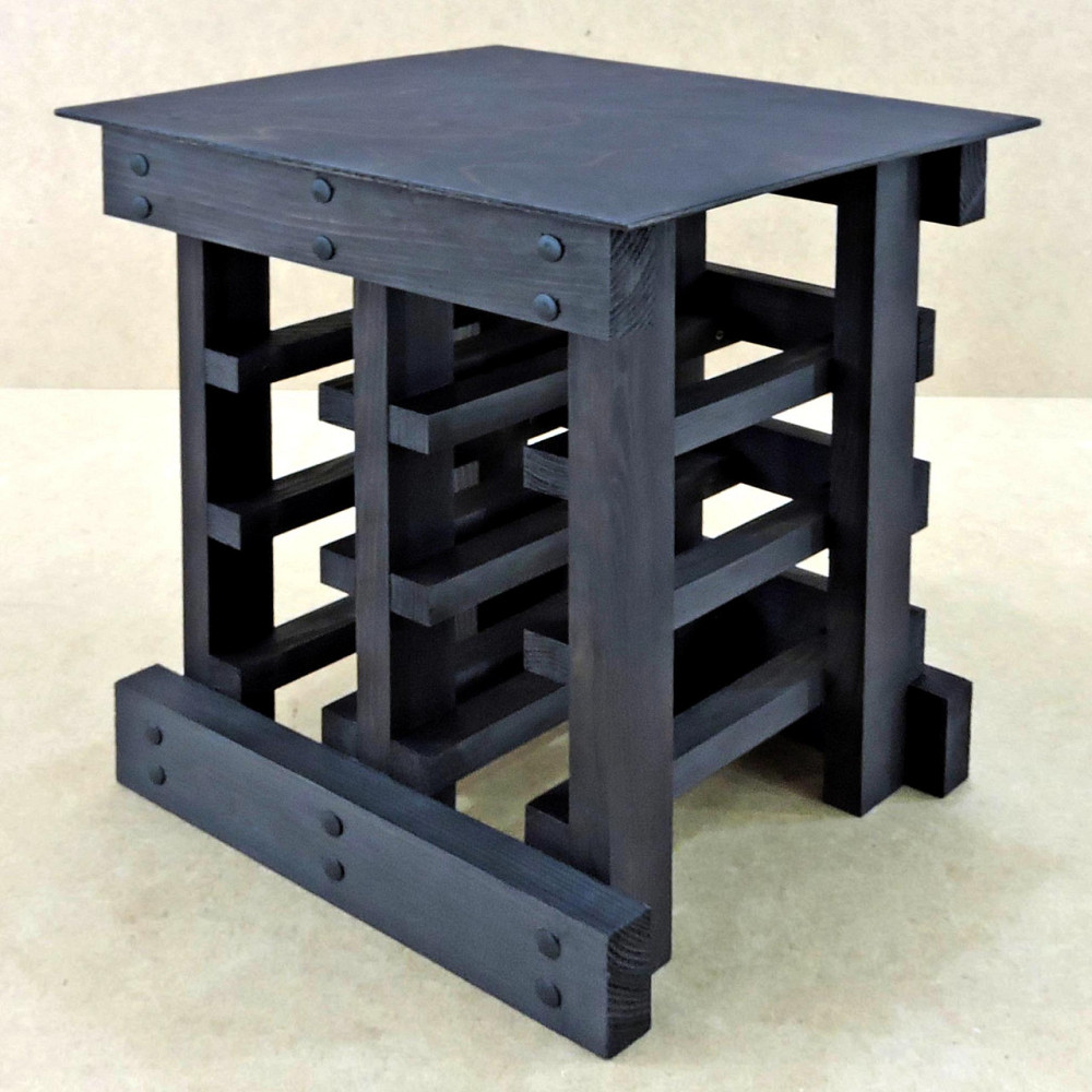 Настільна винна полиця "Кобтон" венге Миколаїв - фото 1