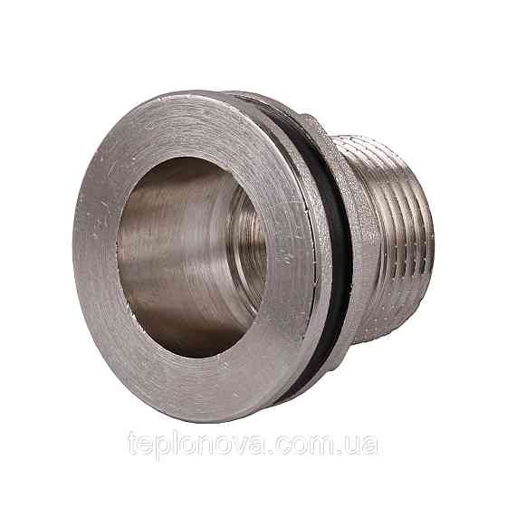 Врезка в бак 1″Н никелированная усиленная NO305R OPTIMUM Черновцы