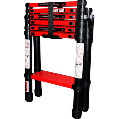 Драбина GTM cтрем'янка телескопічна 5сх., 1,7м (KME5056B) Вінниця - фото 2