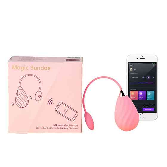 Смарт-виброяйцо Magic Motion Sundae Pink Sex Aura Киев