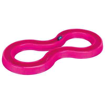 Іграшка для котів Trixie Ball Race Змійка-вісімка з м'ячиком 65x31 см (рожева) (4011905414133) Вінниця