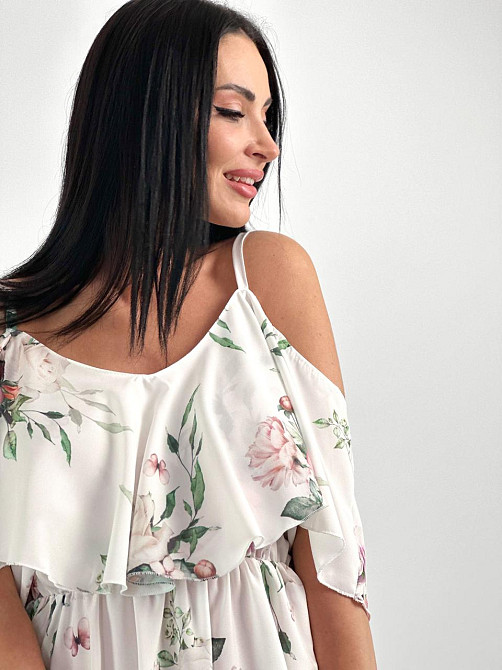 Сарафан на бретельках з воланами "Melada" оптом | Розпродаж моделі Київ - фото 3