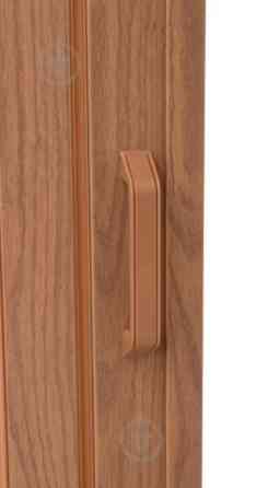 Дверь гармошка глуха Vinci Decor MELODY 820х2030х6мм  Дуб Дніпро