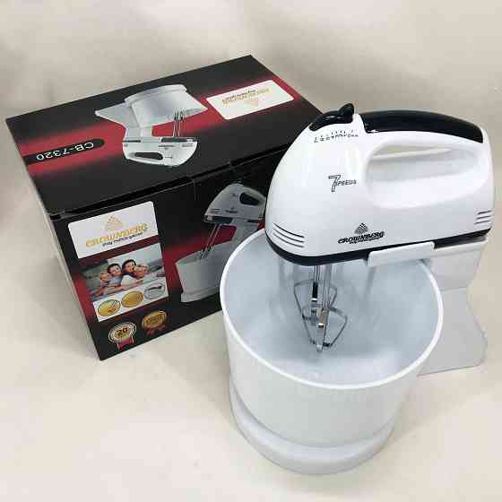 Міксер побутовий кухонний Crownberg, Ручний міксер-мішалка, Міксер для тіста на кекс RW-89 Івано-Франківськ