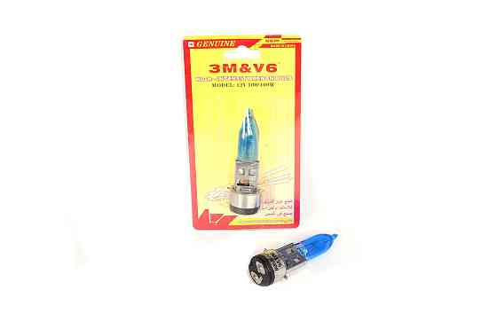 Лампа BA20D (2 вуса) 12V 35W/35W (супер біла) (блістер) 3MV6 Київ