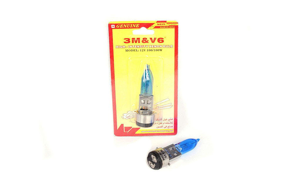 Лампа BA20D (2 вуса) 12V 35W/35W (супер біла) (блістер) 3MV6 Київ - фото 1