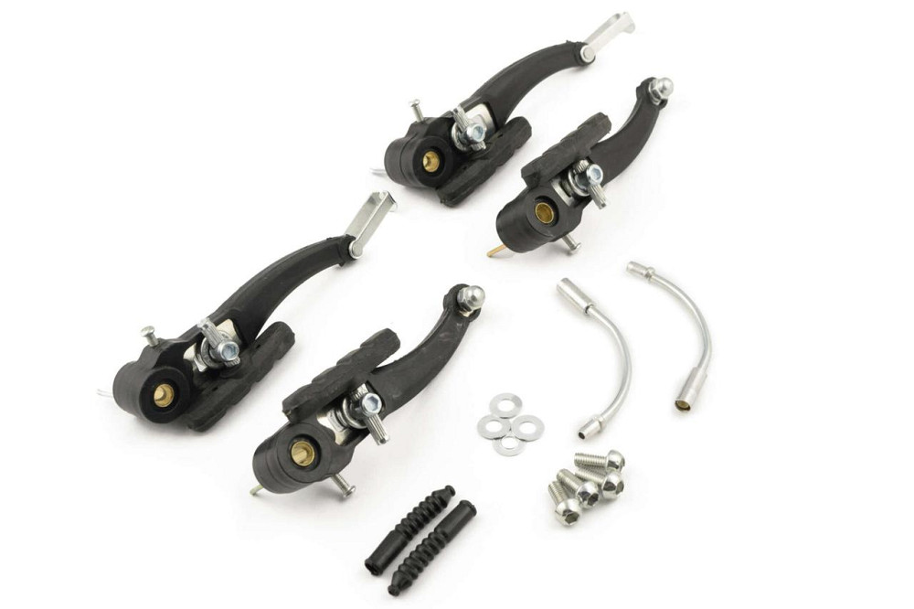 Тормоз велосипеда V-brake (черный) (комплект, перед + зад) Мукачево - изображение 1