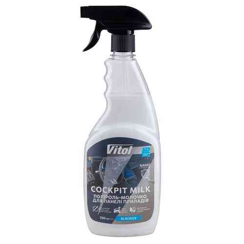 Полироль-молочко для приборной панели Vitol 750мл Black Ice Львов