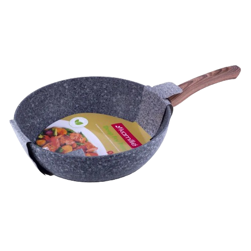 Сковорідка-сотейник d26см алюміній а/п Grey marble 4166 KAMILLE Житомир - изображение 5