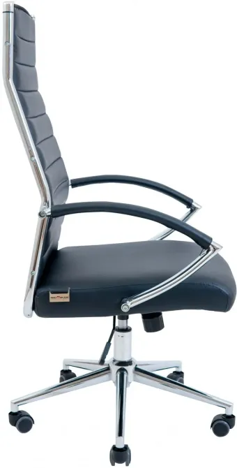 Офісне Крісло Керівника Richman Malibu Хром М1 Tilt Чорний Київ - фото 3