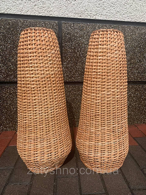 Висока люстра з лози під розмір Київ - фото 1