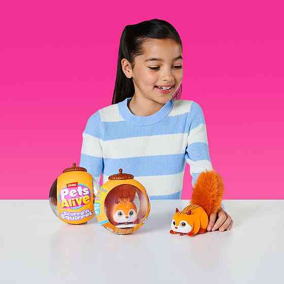 Інтерактивна іграшка Pets Alive S1 – Білочка (помаранчевий) Днепр