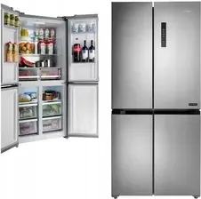 Холодильник Lodówka CONCEPT LA8383SS z zamrażalnikiem dolnym 183 cm Szara Киев