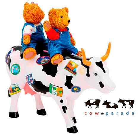 Колекційна статуетка корова Teddy Bears on the Moove, Size M Рівне