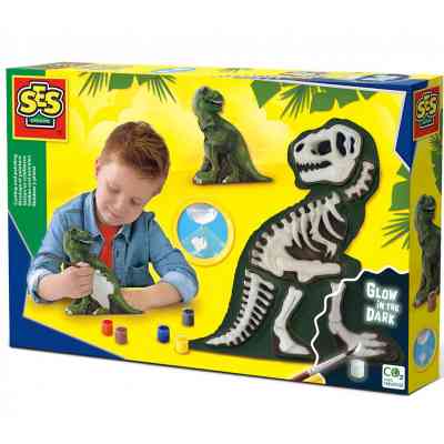 Набор для творчества Ses создание гипсовой фигурки Ти-Рекс со скелетом (14206S) Винница