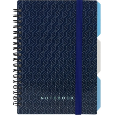 Блокнот Optima Desing 45, B6 с разделителями 100 листов, клетка (O20358-45) Винница - изображение 1