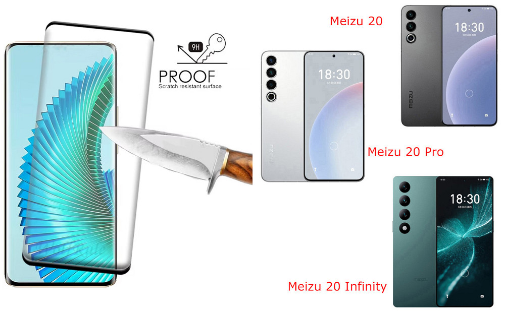 Захисне скло HyperGlass Pro для Meizu 20, 20 Pro, 20 Infinity – максимальна чутливість та захист Київ - фото 1