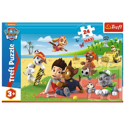Пазл Trefl Maxi Paw Patrol Веселье на одеяле 24 элемента (5900511143461) Винница - изображение 3